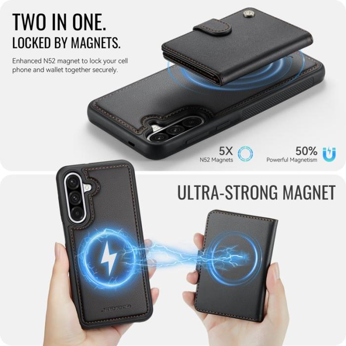 JEEHOOD - JEEHOOD J09 Fodral för Samsung Galaxy A56 5G - Svart