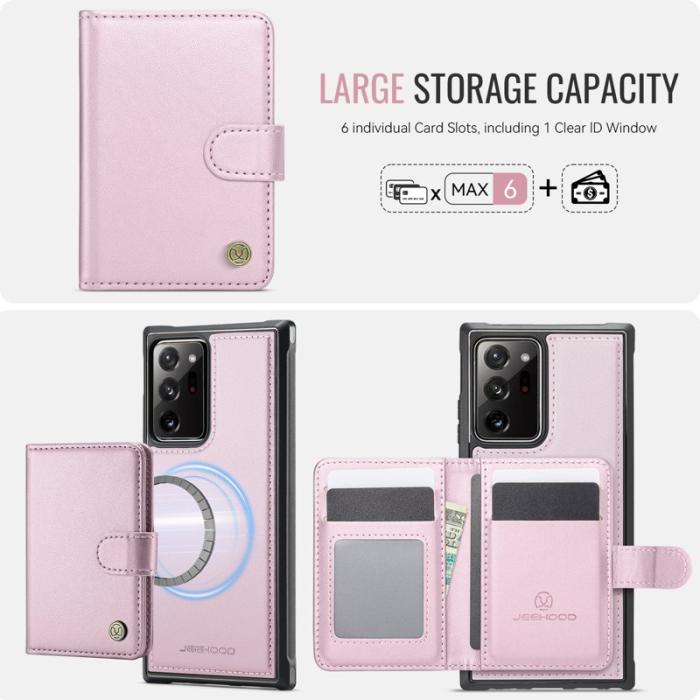 JEEHOOD - JEEHOOD J09 Fodral för Samsung Galaxy Note20 Ultra - Rosa