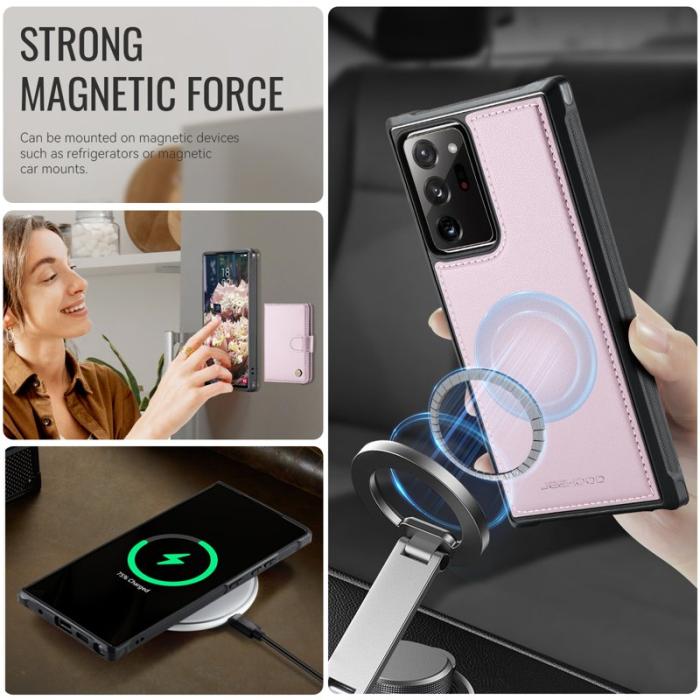 JEEHOOD - JEEHOOD J09 Fodral för Samsung Galaxy Note20 Ultra - Rosa
