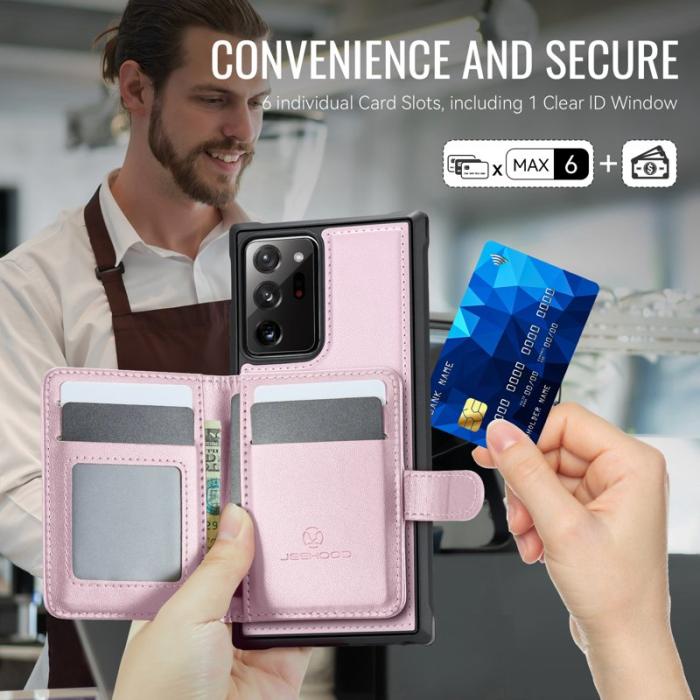 JEEHOOD - JEEHOOD J09 Fodral för Samsung Galaxy Note20 Ultra - Rosa