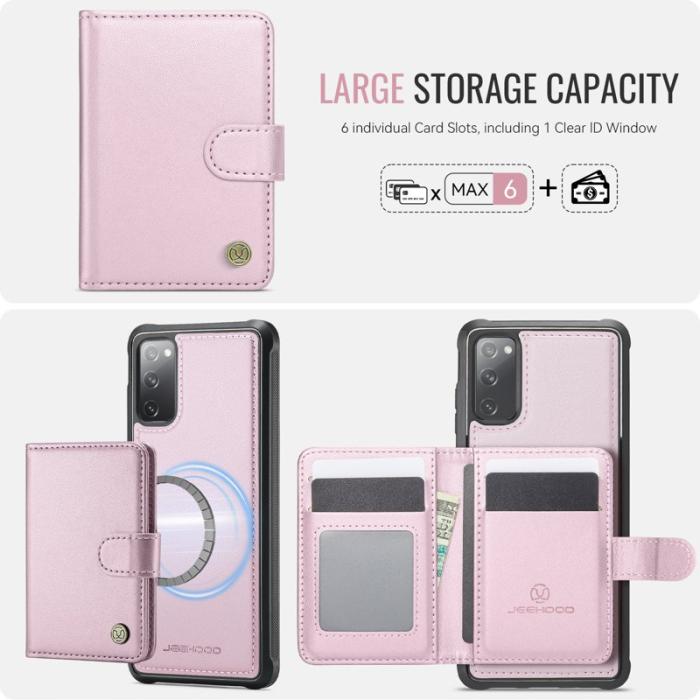 JEEHOOD - JEEHOOD J09 Fodral för Samsung Galaxy S20 FE - Rosa