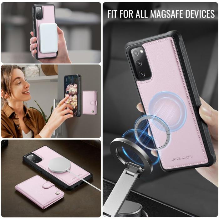 JEEHOOD - JEEHOOD J09 Fodral för Samsung Galaxy S20 FE - Rosa