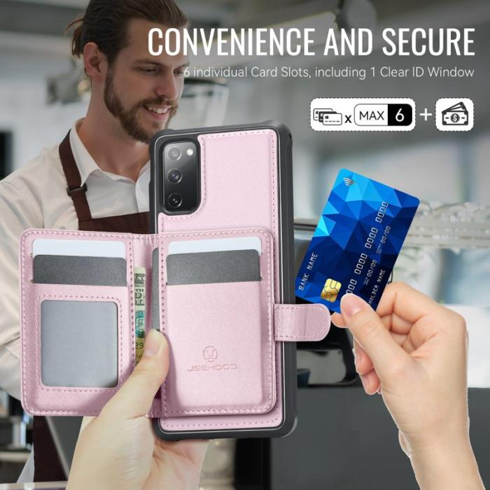 JEEHOOD - JEEHOOD J09 Fodral för Samsung Galaxy S20 FE - Rosa