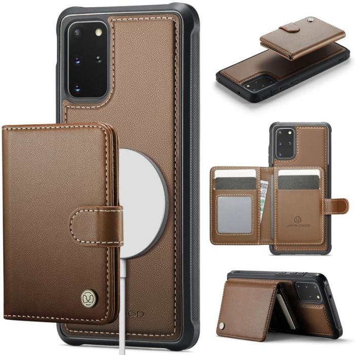 JEEHOOD - JEEHOOD J09 Fodral för Samsung Galaxy S20 Plus - Brun