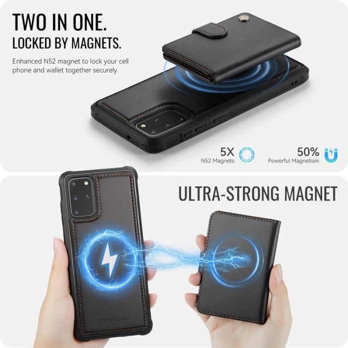 JEEHOOD - JEEHOOD J09 Fodral för Samsung Galaxy S20 Plus - Svart