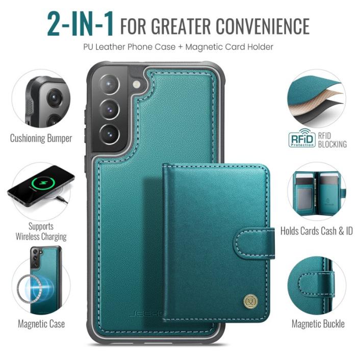 JEEHOOD - JEEHOOD J09 Fodral för Samsung Galaxy S21+ 5G - Grön