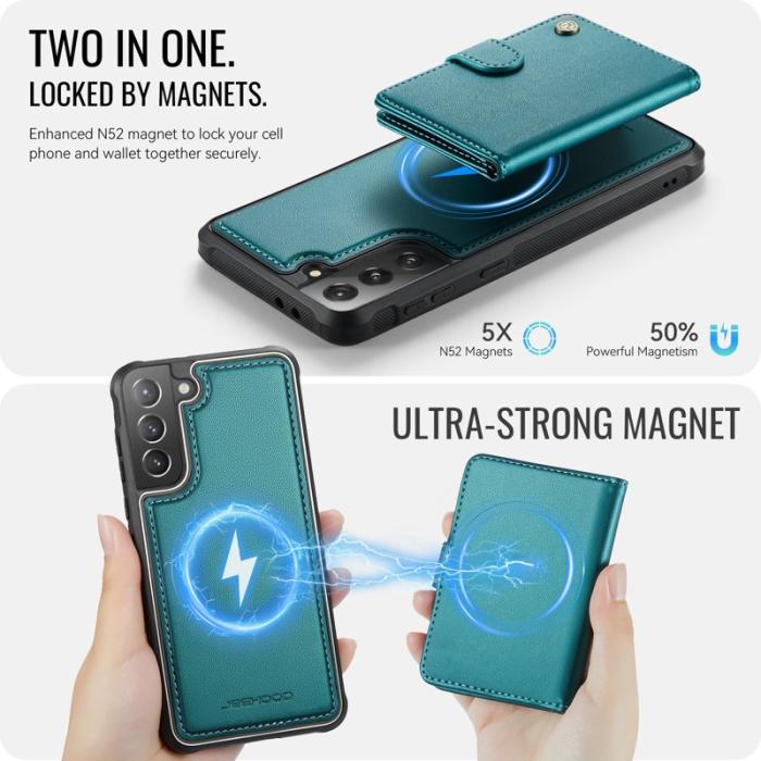 JEEHOOD - JEEHOOD J09 Fodral för Samsung Galaxy S21+ 5G - Grön