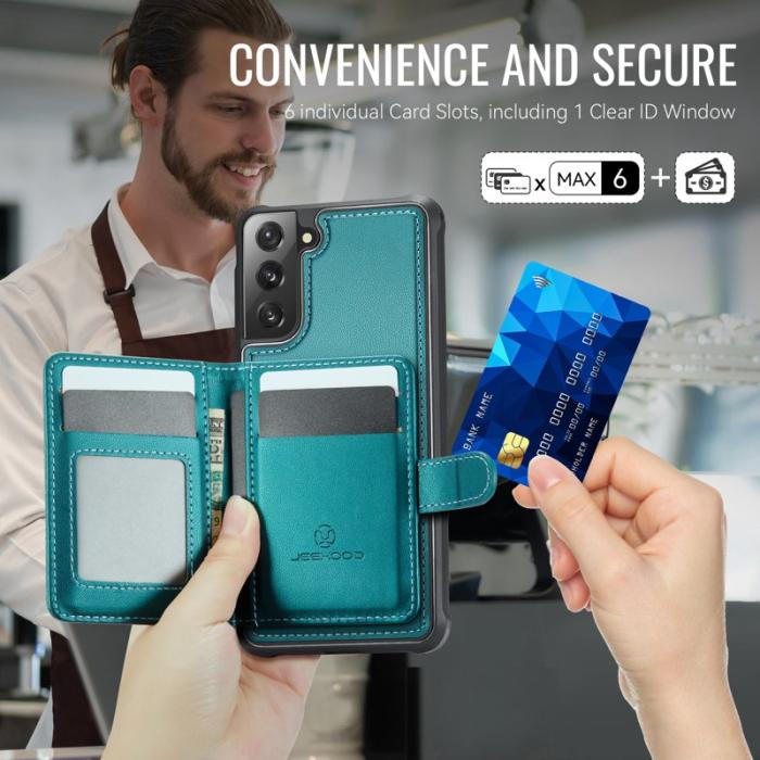 JEEHOOD - JEEHOOD J09 Fodral för Samsung Galaxy S21+ 5G - Grön