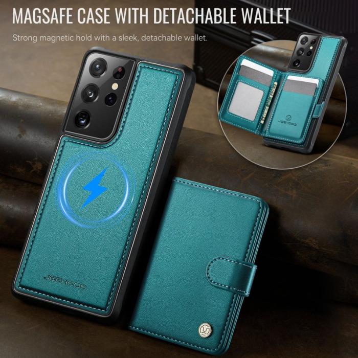 JEEHOOD - JEEHOOD J09 Fodral för Samsung Galaxy S21 Ultra 5G - Grön