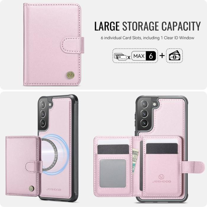 JEEHOOD - JEEHOOD J09 Fodral för Samsung Galaxy S22+ 5G - Rosa