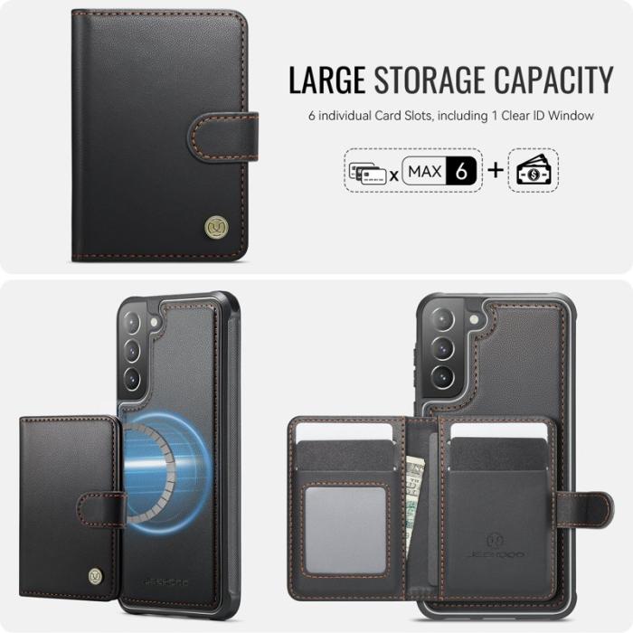 JEEHOOD - JEEHOOD J09 Fodral för Samsung Galaxy S22+ 5G - Svart