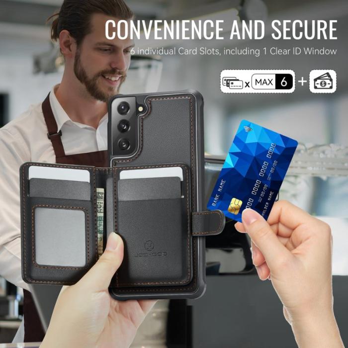 JEEHOOD - JEEHOOD J09 Fodral för Samsung Galaxy S22+ 5G - Svart