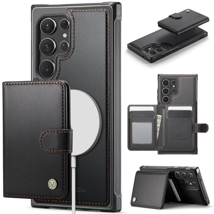 JEEHOOD - JEEHOOD J09 Fodral för Samsung Galaxy S22 Ultra 5G - Svart