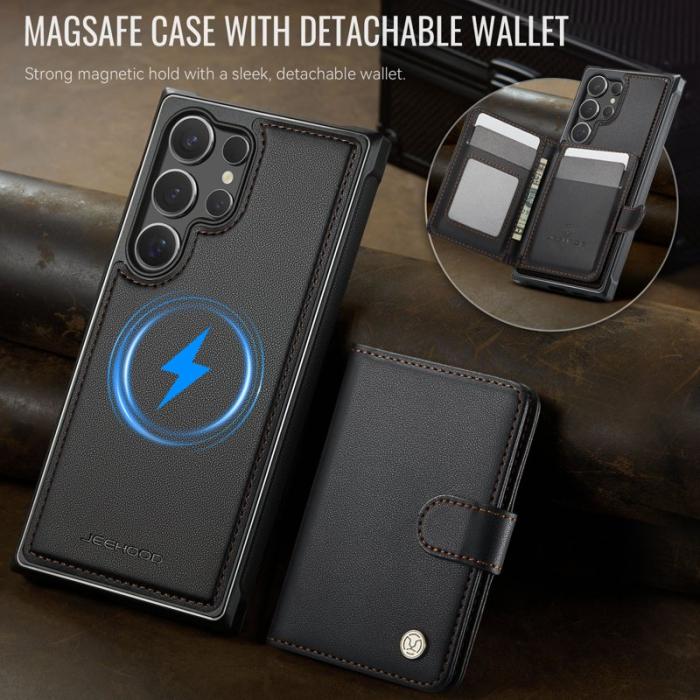 JEEHOOD - JEEHOOD J09 Fodral för Samsung Galaxy S23 Ultra - Svart