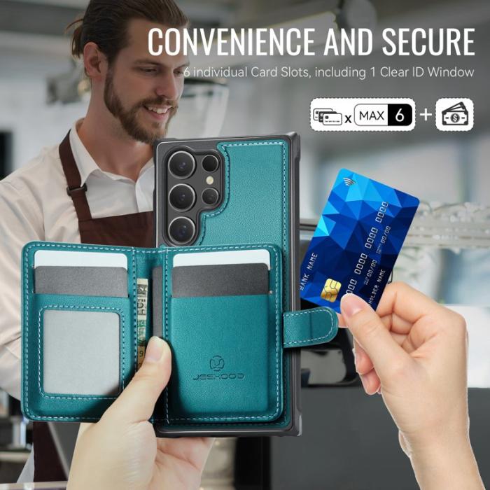 JEEHOOD - JEEHOOD J09 Fodral för Samsung Galaxy S24 Ultra - Grön