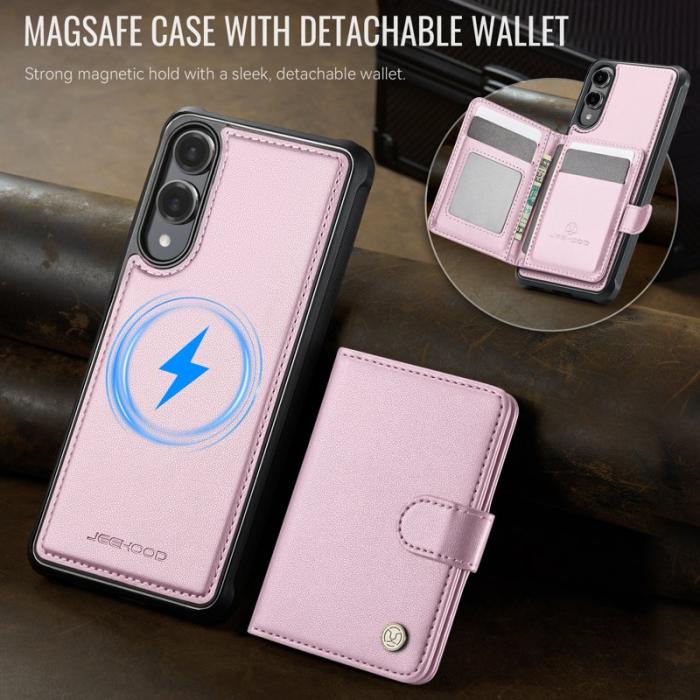 JEEHOOD - JEEHOOD J09 Fodral för Samsung Galaxy S25 Edge - Rosa