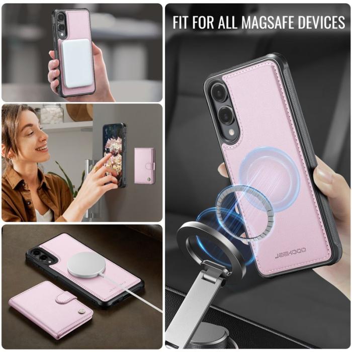 JEEHOOD - JEEHOOD J09 Fodral för Samsung Galaxy S25 Edge - Rosa