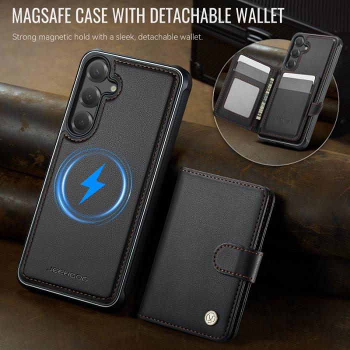 JEEHOOD - JEEHOOD J09 Fodral för Samsung Galaxy S25 FE - Svart