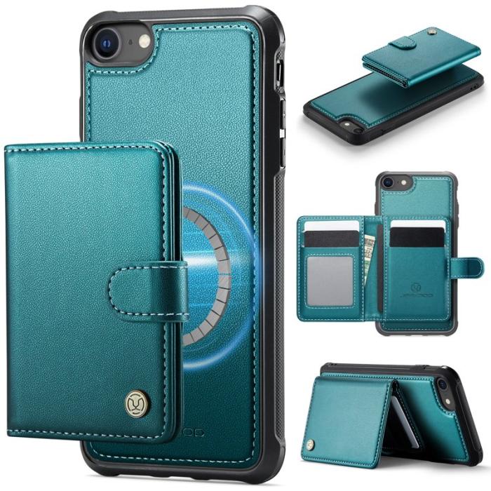 JEEHOOD - JEEHOOD J09 Fodral i läder för iPhone 8/SE 2020/SE 2022 - Grön