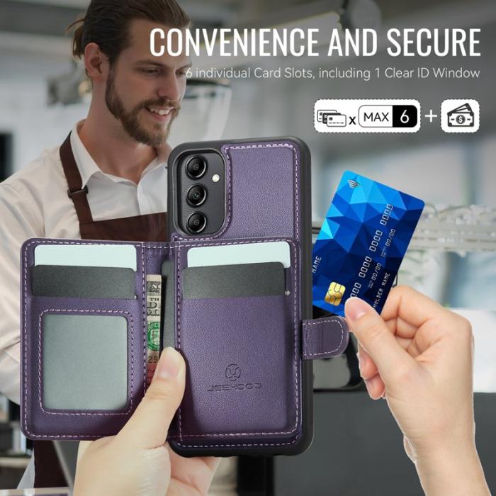 JEEHOOD - JEEHOOD J09 Fodral till Samsung Galaxy A34 5G Lila