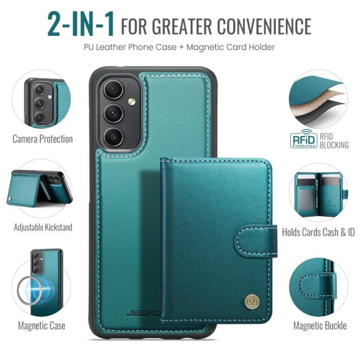 JEEHOOD - JEEHOOD J09 Fodral till Samsung Galaxy A54 5G - Grön