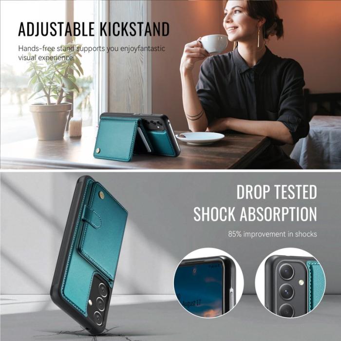 JEEHOOD - JEEHOOD J09 Fodral till Samsung Galaxy A54 5G - Grön