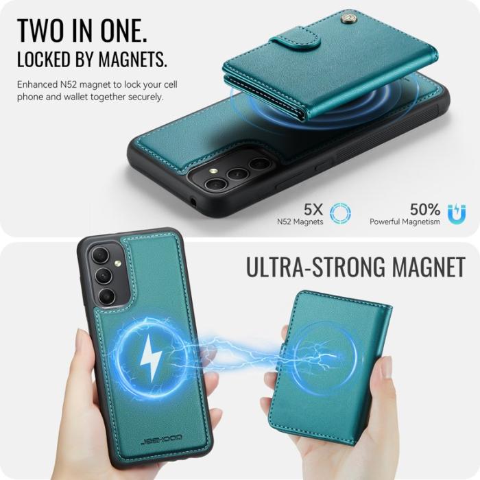 JEEHOOD - JEEHOOD J09 Fodral till Samsung Galaxy A54 5G - Grön