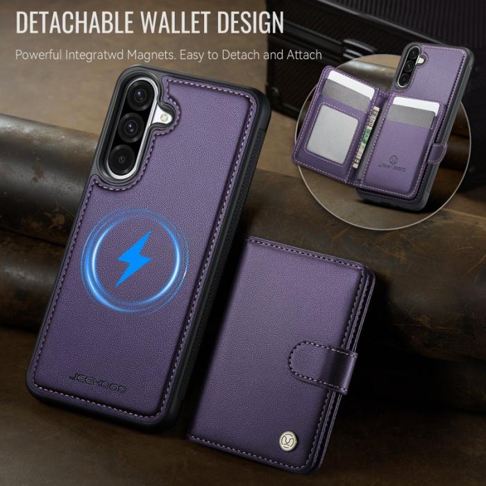 JEEHOOD - JEEHOOD J09 Fodral till Samsung Galaxy A56 5G Lila RFID