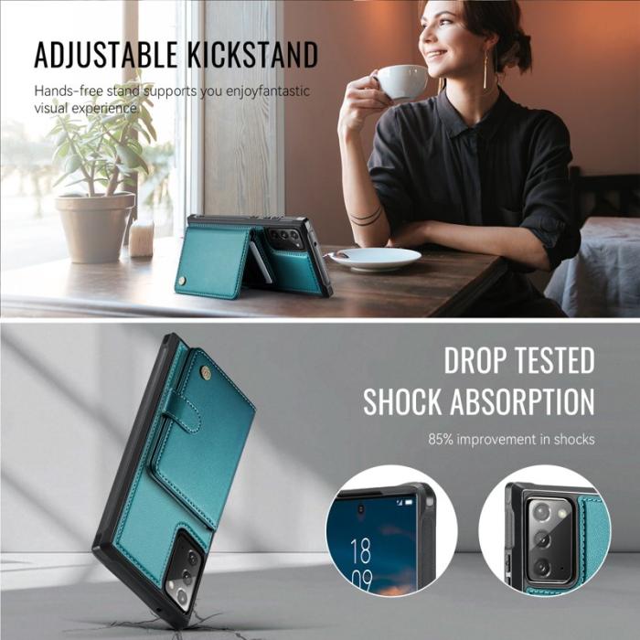 JEEHOOD - JEEHOOD J09 Fodral till Samsung Galaxy Note20 - Grön