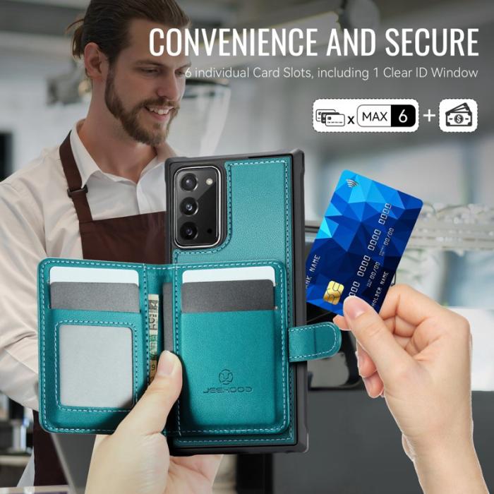 JEEHOOD - JEEHOOD J09 Fodral till Samsung Galaxy Note20 - Grön