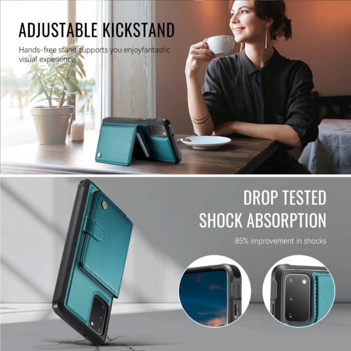 JEEHOOD - JEEHOOD J09 Fodral till Samsung Galaxy S20 4G - Grön