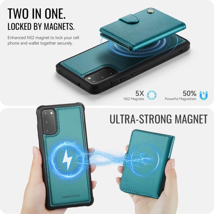 JEEHOOD - JEEHOOD J09 Fodral till Samsung Galaxy S20 4G - Grön