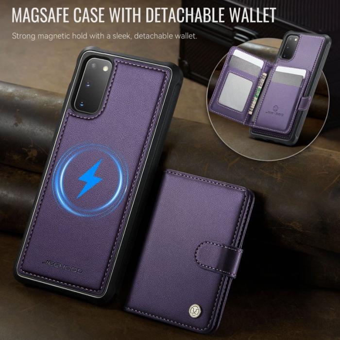 JEEHOOD - JEEHOOD J09 Fodral till Samsung Galaxy S20 4G Lila RFID