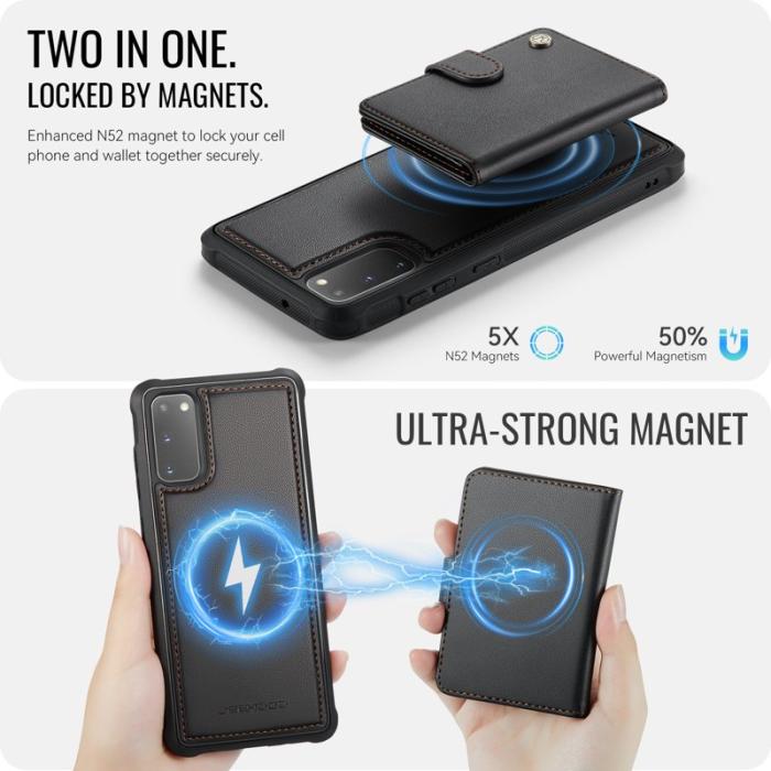 JEEHOOD - JEEHOOD J09 Fodral till Samsung Galaxy S20 4G - Svart