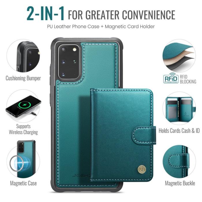 JEEHOOD - JEEHOOD J09 Fodral till Samsung Galaxy S20 Plus - Grön