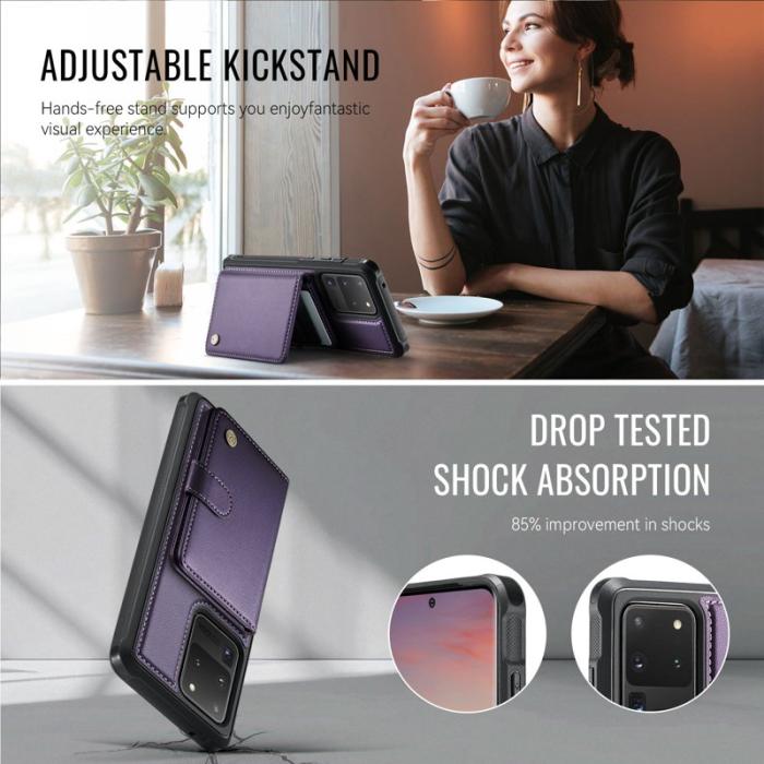 JEEHOOD - JEEHOOD J09 Fodral till Samsung Galaxy S20 Ultra Lila