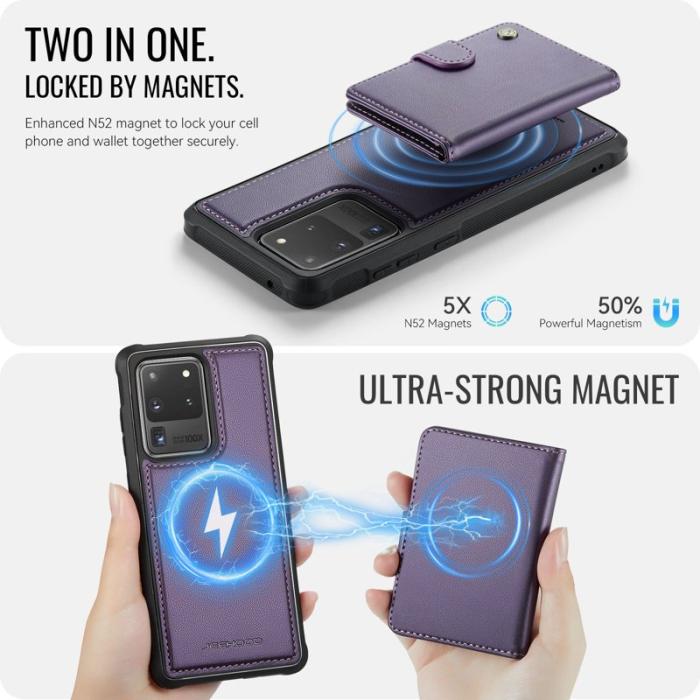 JEEHOOD - JEEHOOD J09 Fodral till Samsung Galaxy S20 Ultra Lila