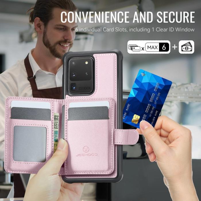 JEEHOOD - JEEHOOD J09 Fodral till Samsung Galaxy S20 Ultra - Rosa