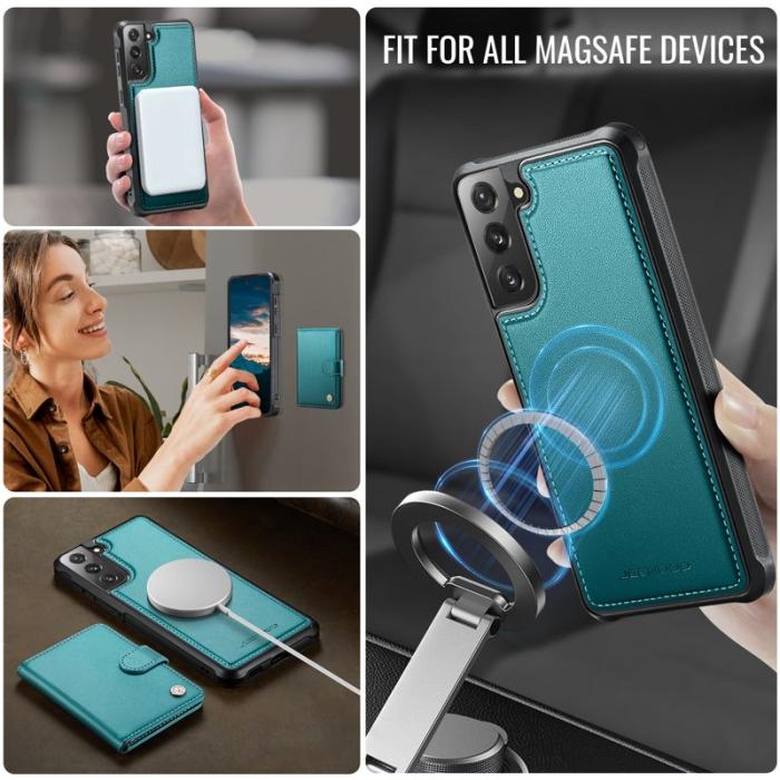 JEEHOOD - JEEHOOD J09 Fodral till Samsung Galaxy S21 4G - Grön