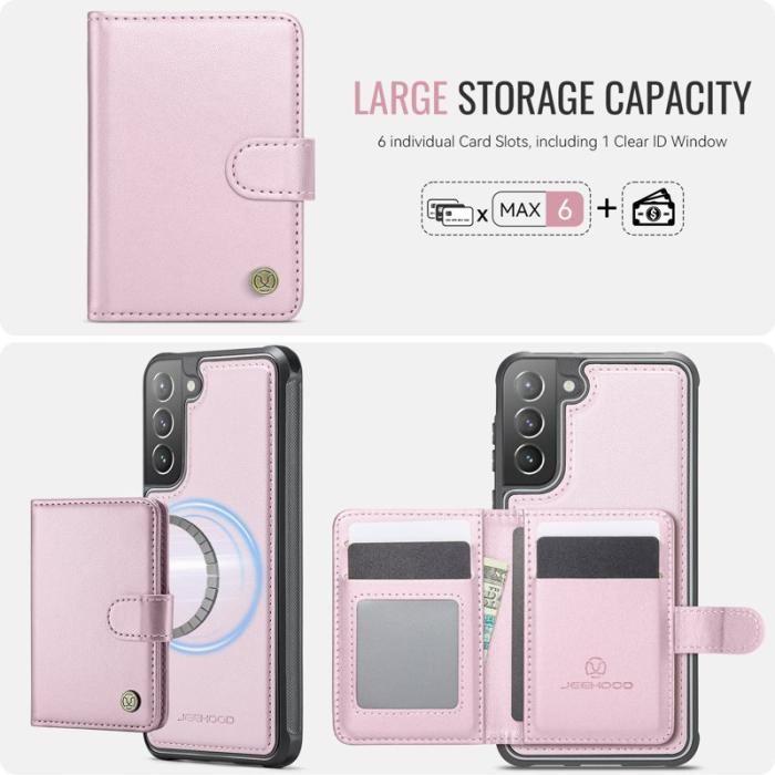 JEEHOOD - JEEHOOD J09 Fodral till Samsung Galaxy S21 4G - Rosa