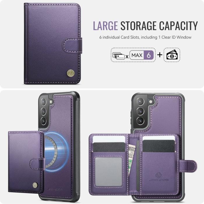 JEEHOOD - JEEHOOD J09 Fodral till Samsung Galaxy S21+ 5G Lila