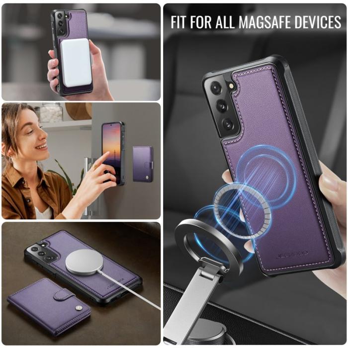 JEEHOOD - JEEHOOD J09 Fodral till Samsung Galaxy S21+ 5G Lila