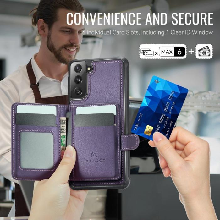 JEEHOOD - JEEHOOD J09 Fodral till Samsung Galaxy S21+ 5G Lila