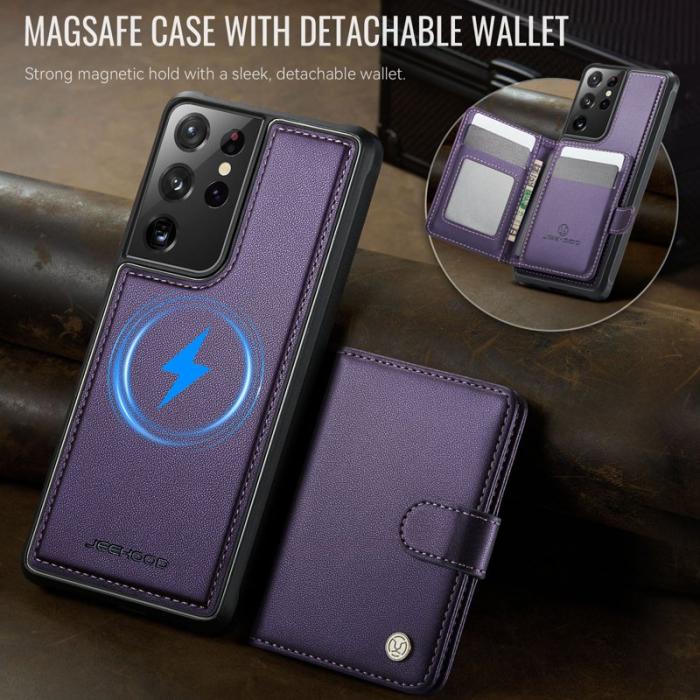 JEEHOOD - JEEHOOD J09 Fodral till Samsung Galaxy S21 Ultra 5G - Lila