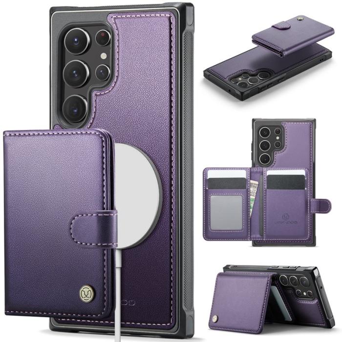 JEEHOOD - JEEHOOD J09 Fodral till Samsung Galaxy S22 Ultra 5G - Lila