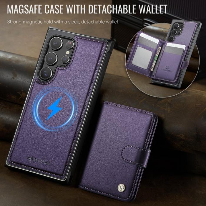 JEEHOOD - JEEHOOD J09 Fodral till Samsung Galaxy S22 Ultra 5G - Lila