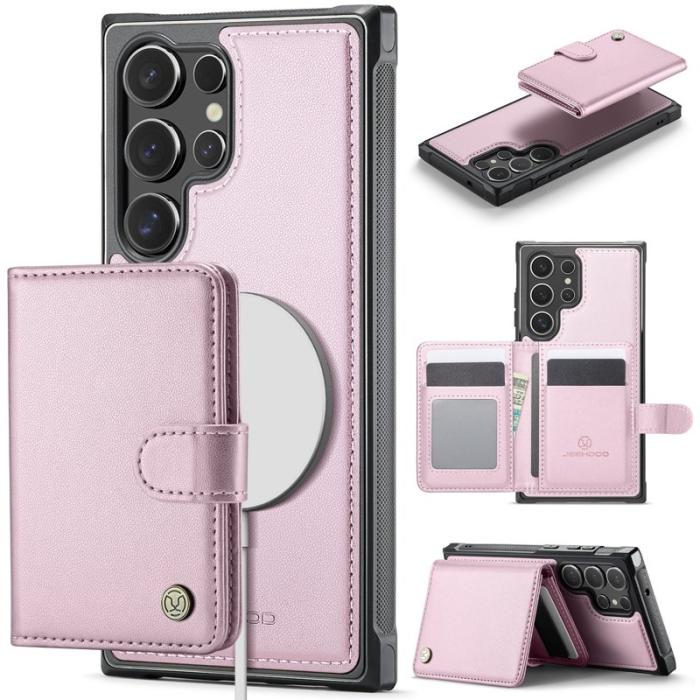 JEEHOOD - JEEHOOD J09 Fodral till Samsung Galaxy S23 Ultra - Rosa