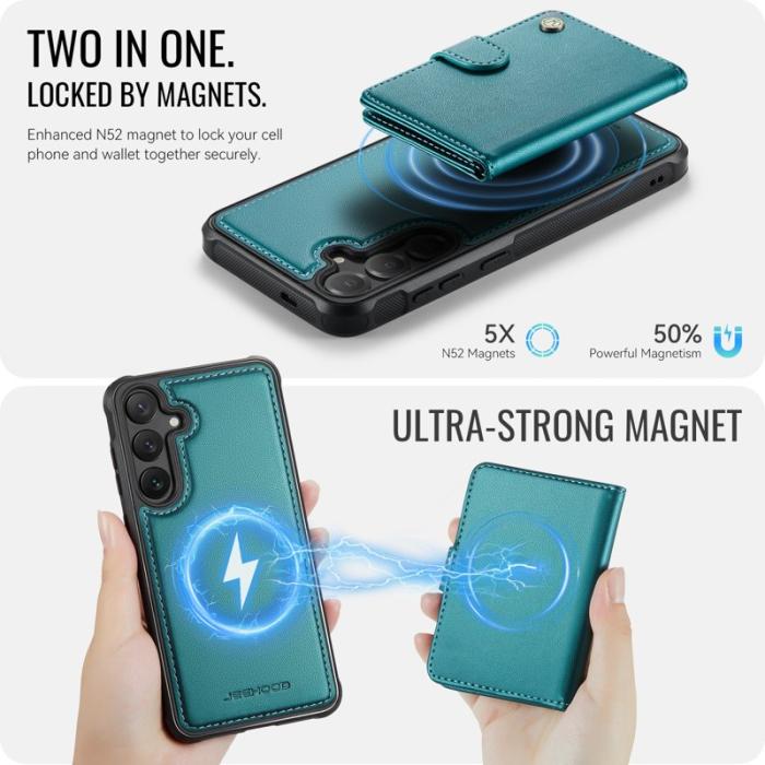 JEEHOOD - JEEHOOD J09 Fodral till Samsung Galaxy S24 FE - Grön