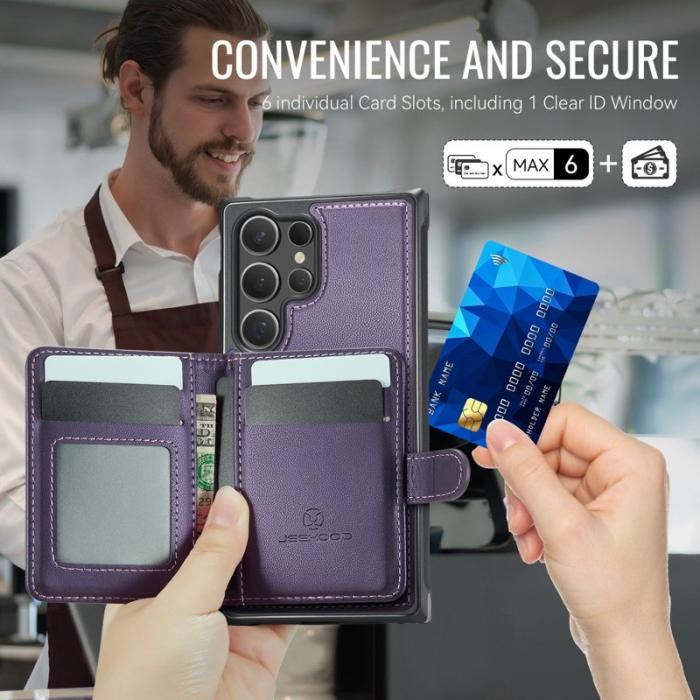 JEEHOOD - JEEHOOD J09 Fodral till Samsung Galaxy S25 Ultra Lila