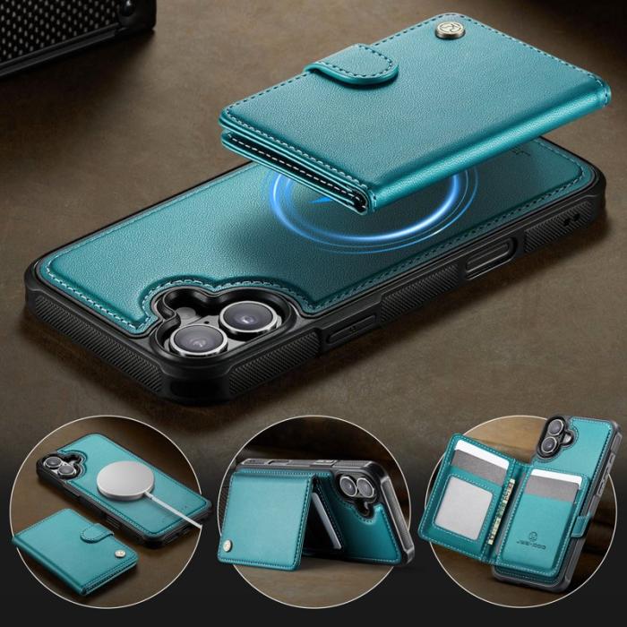 JEEHOOD - JEEHOOD J09 iPhone 17 Detachable Case med kortfack Grön